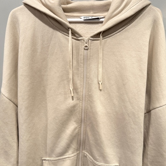 DSG Women's Classic Cream Fleece Full Zip-Up Hoodie NWOT - Picture 7 of 16